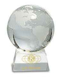 Crystal Globe on Clear Base